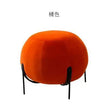 Tabouret rond créatif en velours