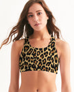 Animal Print Women's Seamless Sports Bra