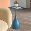 Elegant Nordic Sofa Side Table: Light Luxury Mini Round Coffee Table