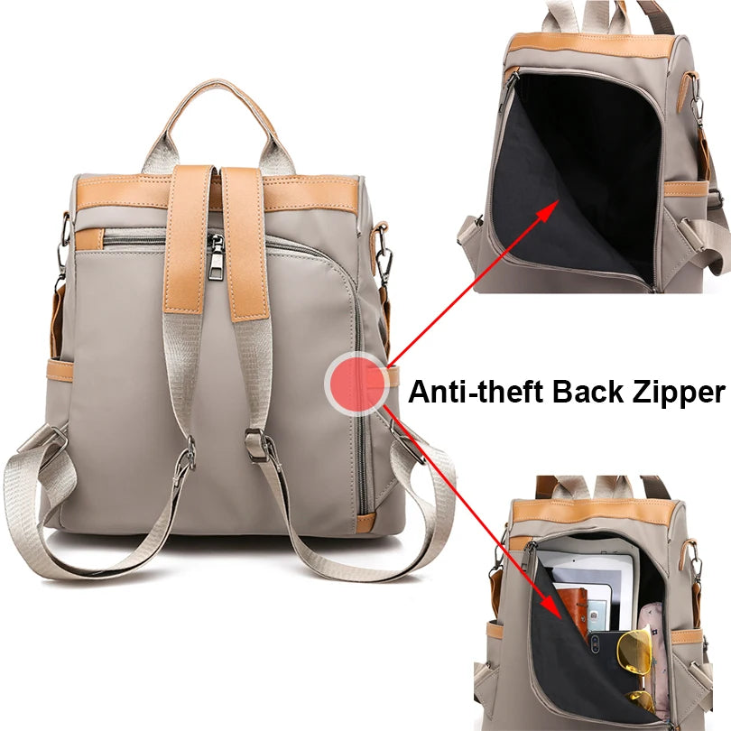 Waterproof Anti-Theft Women's Backpack - Large Capacity, High Quality