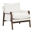 Velvet Mid-Century Chair: Wood Frame, Plush Cushion for Any Room