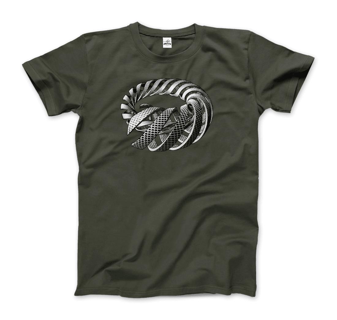 MC Escher Spirals Art T-Shirt