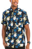 Digital Print Hawaiian Short Sleeve Shirt