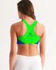 Neon Green Women's Seamless Sports Bra