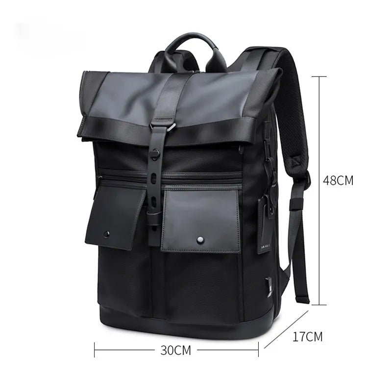 Laptop Backpack for Men - Waterproof with USB Charging for Business Travel