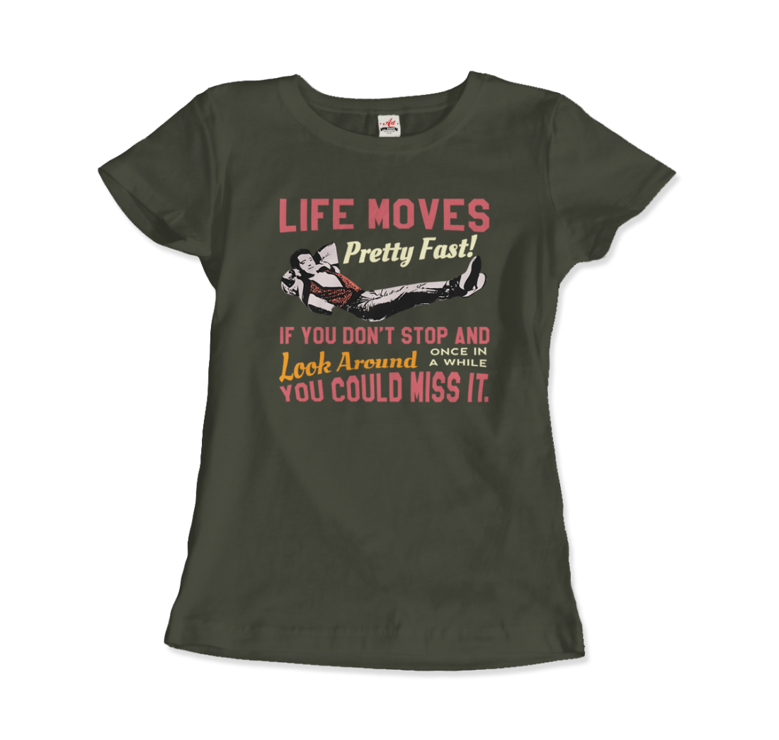 Ferris Bueller's Day Off Life Moves Pretty Fast T-Shirt