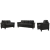 Polyester-Blend 3 Pieces Sofa Set