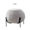 Tabouret rond créatif en velours