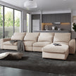 Large L-Shape Convertible Sectional Sofa with Reversible Chaise