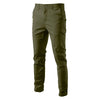 Casual Cotton Slim Fit Solid Color Men's Trousers - Spring/Autumn