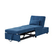 Blue Linen Recliner Chair & Bedroom Furniture for Living Room