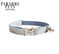 Small Size Dog & Cat Collar - Charcoal Grey Stripe