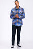 Long Sleeve Checkered Plaid Brushed Flannel