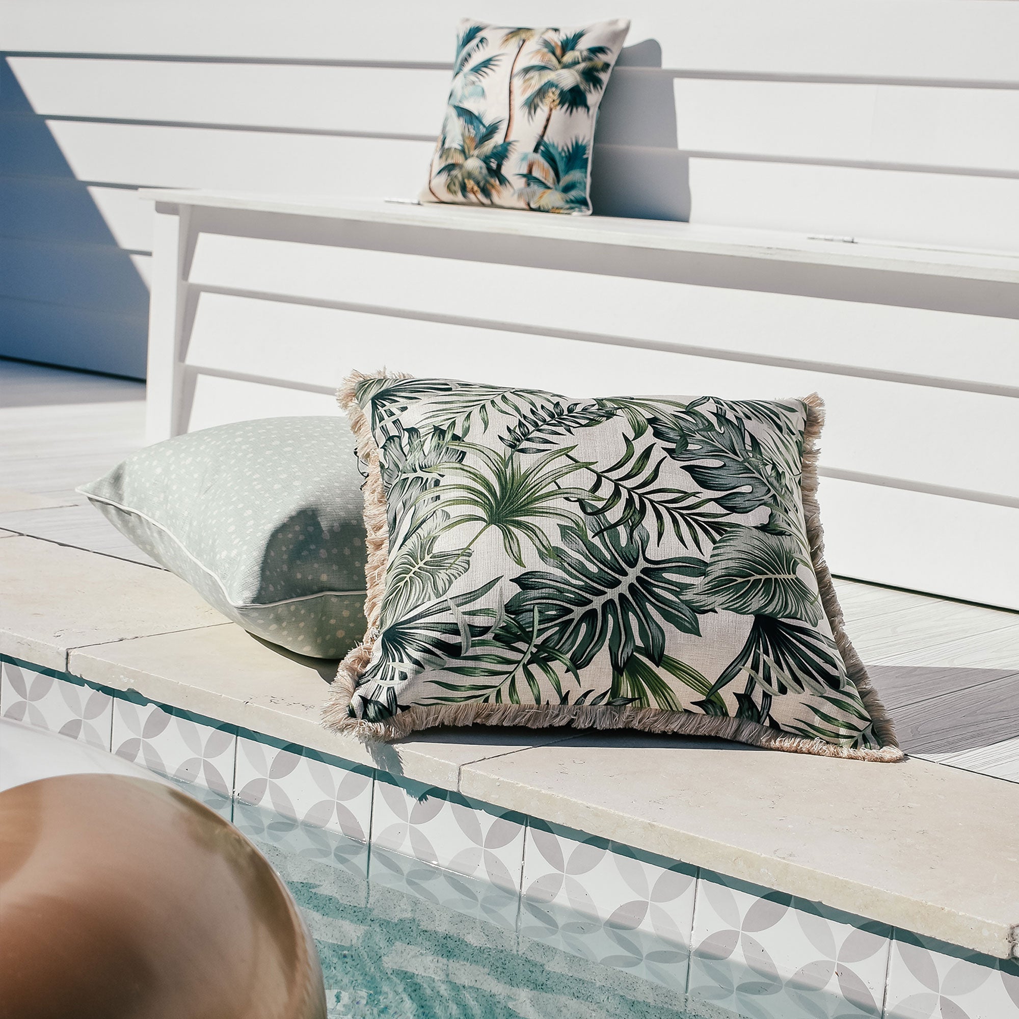 Cushion Cover-Coastal Fringe-Boracay-60cm X 60cm