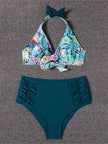 Printed Push-Up Bikini Set - Brazilian Summer Beachwear