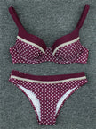 Printed Push-Up Bikini Set - Brazilian Summer Beachwear