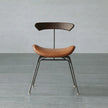 Nordic Elegance: Designer Solid Wood Chair for Home & Café