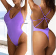 Alluring Backless One-Piece Swimsuit for Women - Sexy Beachwear Trikini