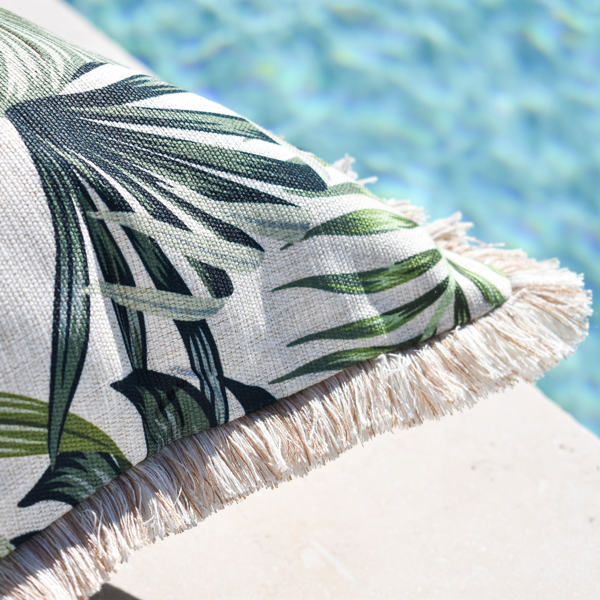 Cushion Cover-Coastal Fringe-Boracay-45cm X 45cm