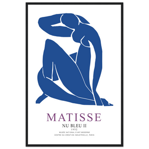 Henri Matisse Nu Bleu II (Blue Nude II) 1952 Artwork Poster