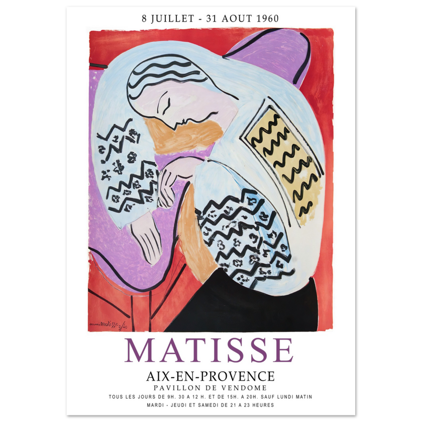 Henri Matisse the Dream - Aix-En-Provence Exhibition Poster