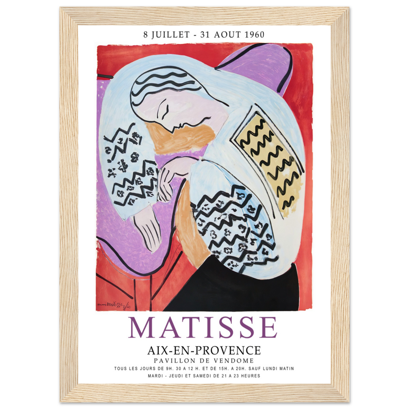 Henri Matisse the Dream - Aix-En-Provence Exhibition Poster