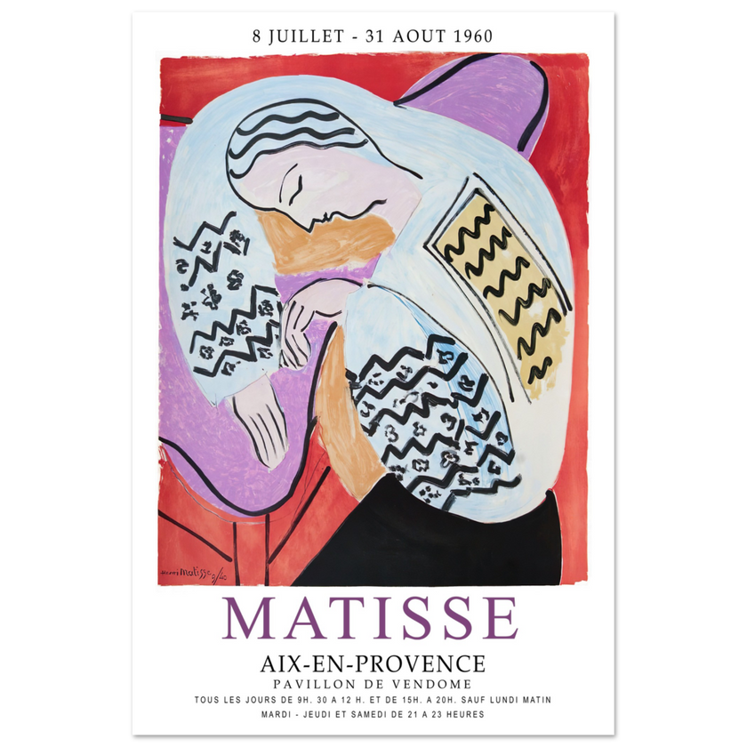 Henri Matisse the Dream - Aix-En-Provence Exhibition Poster