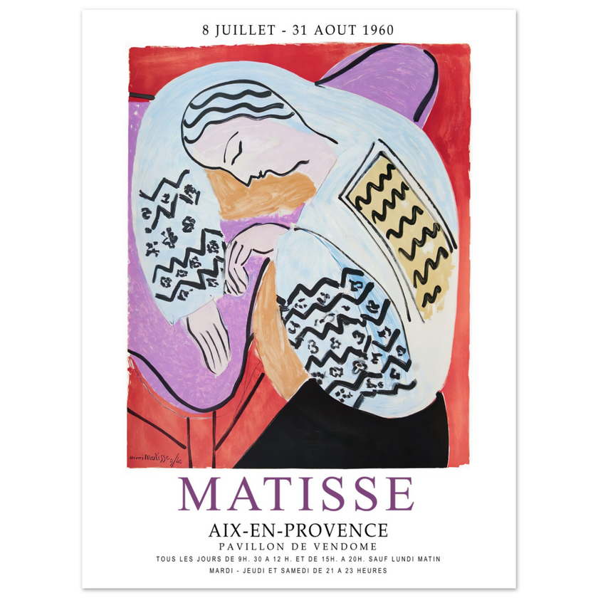 Henri Matisse the Dream - Aix-En-Provence Exhibition Poster