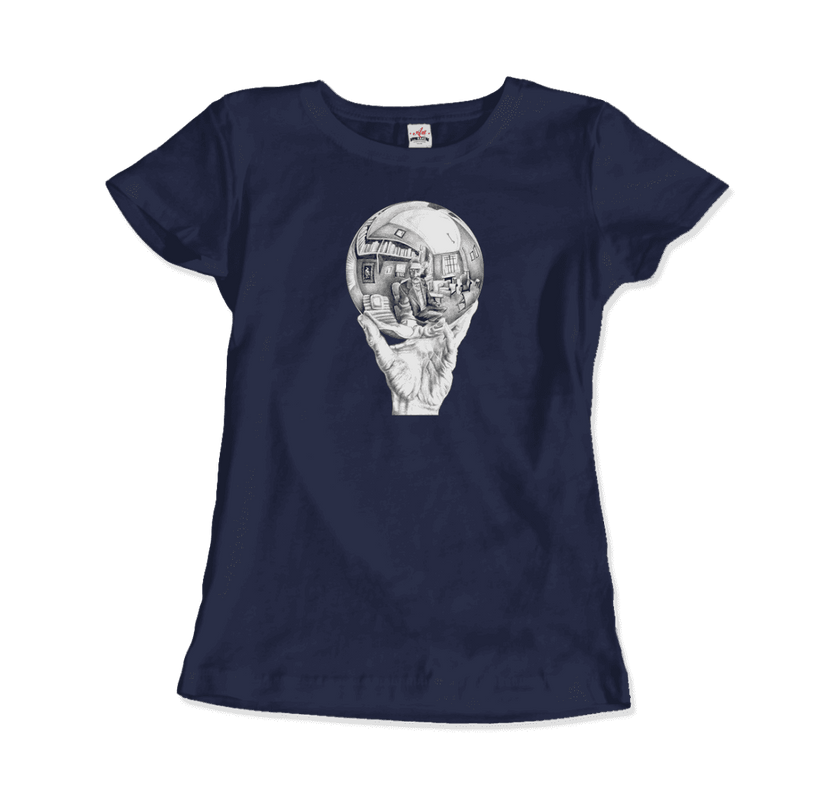 M.C. Escher Hand With Reflective Globe T-Shirt