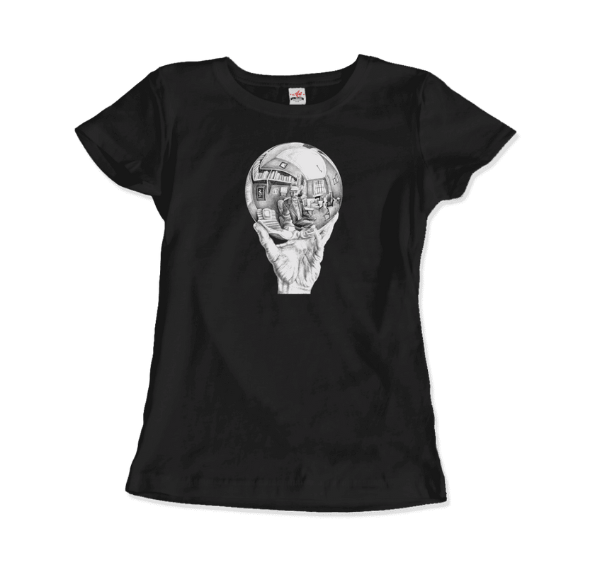 M.C. Escher Hand With Reflective Globe T-Shirt