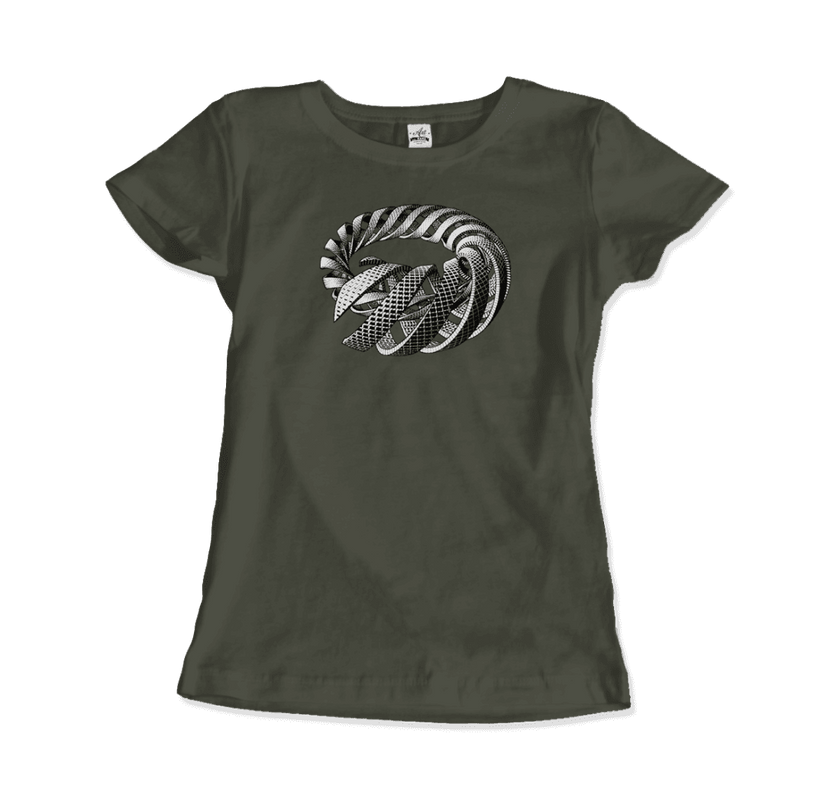 MC Escher Spirals Art T-Shirt