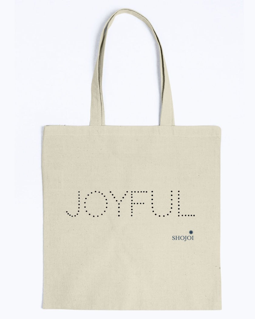Joyful Lightweight Canvas Tote