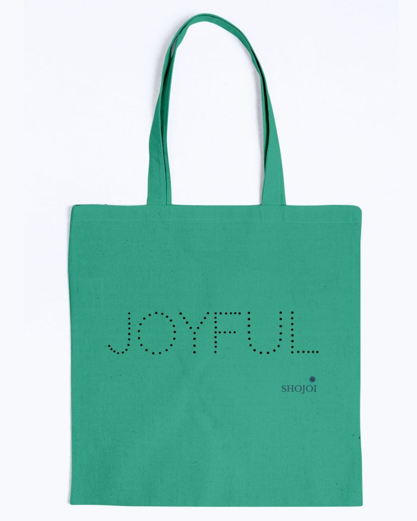 Joyful Lightweight Canvas Tote