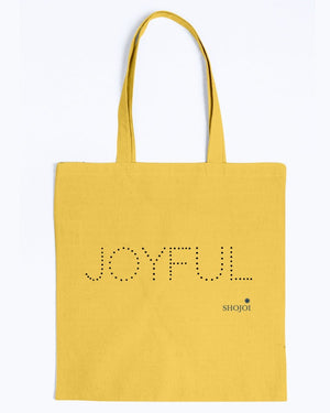 Joyful Lightweight Canvas Tote