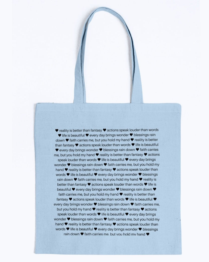 Sentimental Lightweight Canvas Tote