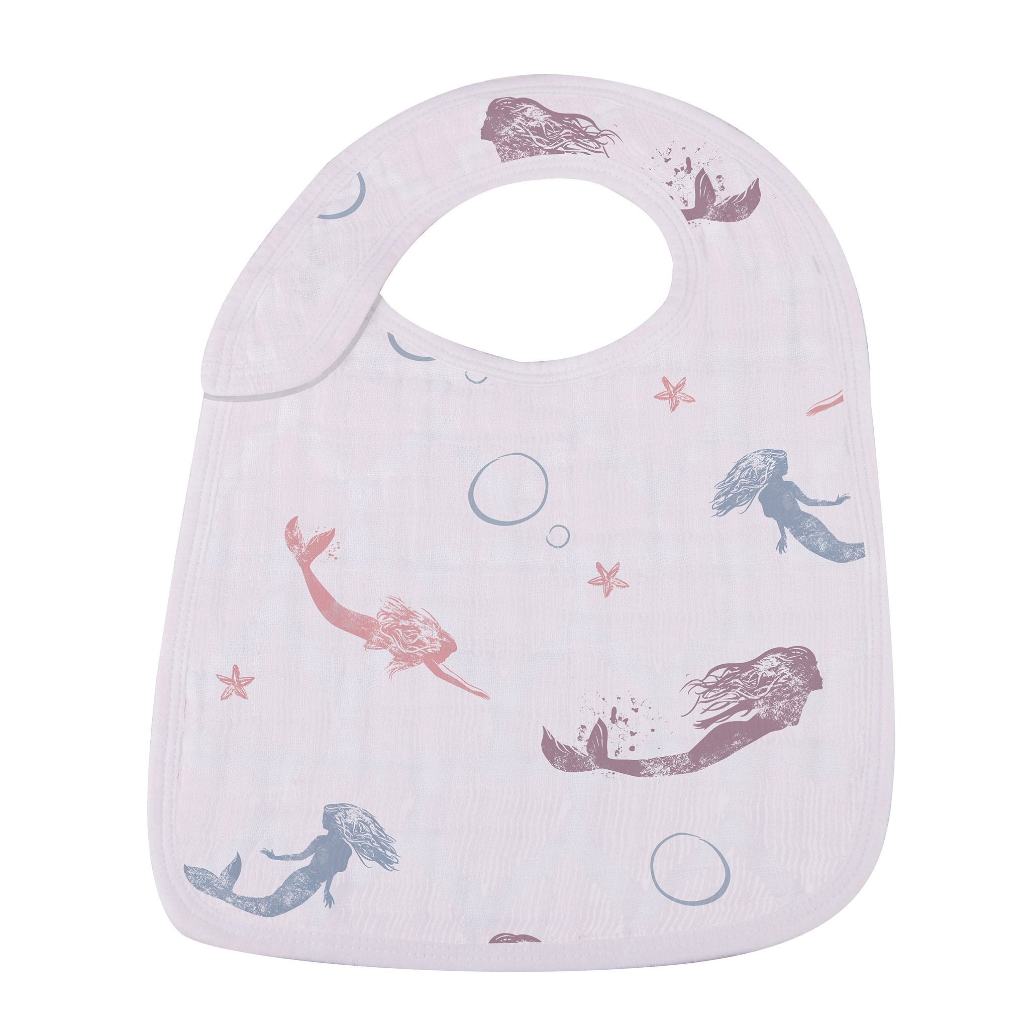 Under the Sea Bamboo Muslin Snap Bibs 3PK