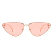 Windflow - Retro Tinted Flat Lens Fashion Cat Eye Sunglasses