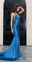 Blue Evening Gown