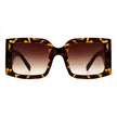 Vesela - Retro Square Oversize Fashion Sunglasses