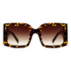 Vesela - Retro Square Oversize Fashion Sunglasses