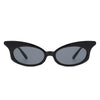 Tadiance - Women Chic Fashion Narrow Oval Butterfly Shape Cat Eye Sunglasses