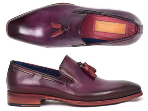 Paul Parkman Mocassins à pampilles pour hommes Violet (ID#5141PRP)