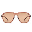 Nightime - Retro Square Fashion Aviator Vintage Style Tinted Sunglasses