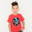 T-shirt pour enfants - Luchador Negro - Chemise noire de lutteur mexicain pour tout-petits