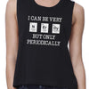 Nerdy Periodically Haut court noir pour femme