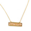 Bethany Druzy Bar Necklace