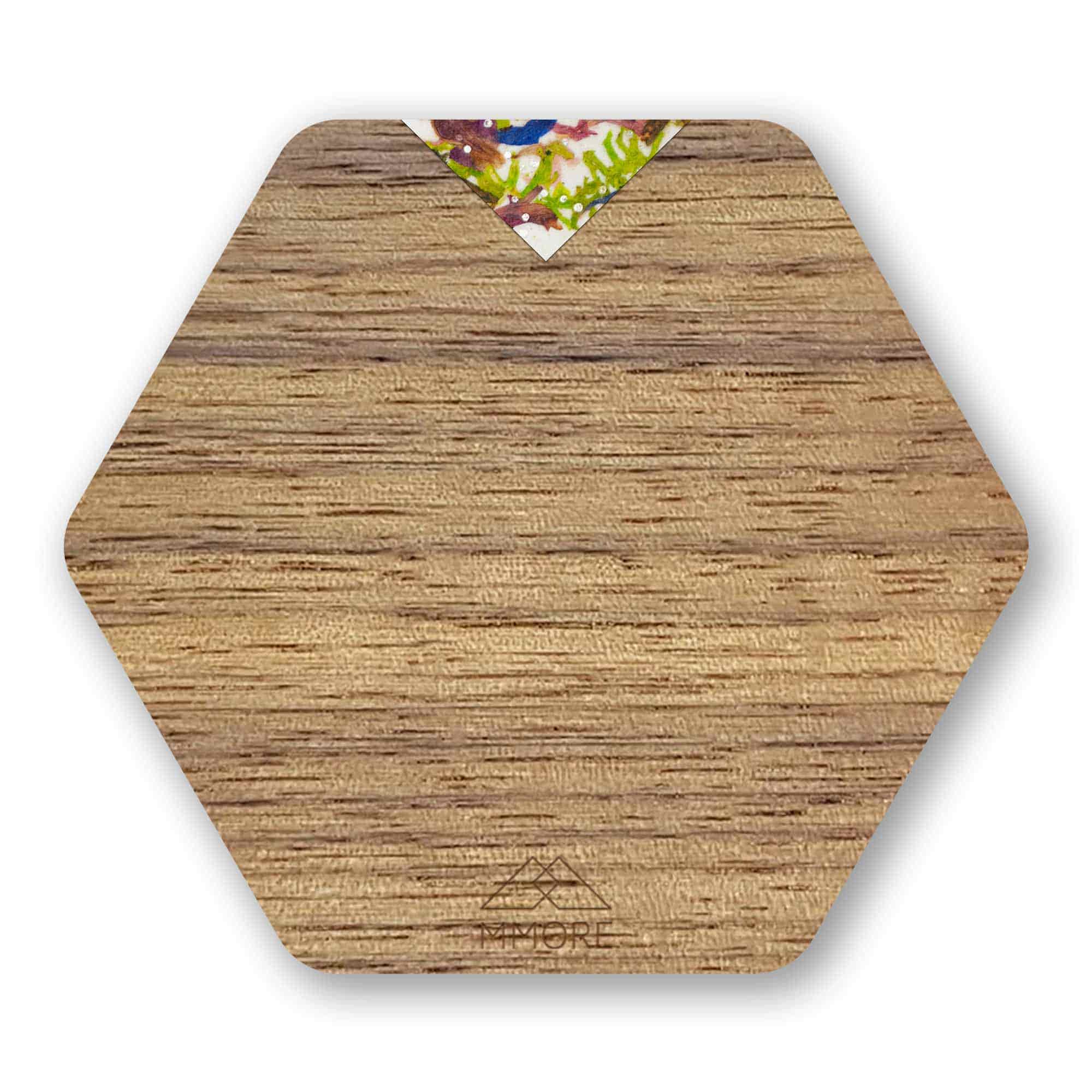 Sous-verres en bois - Noyer américain / Ensemble de 4 sous-verres