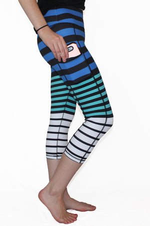 Arctic Stripe - Pocket Capri