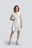 Robe corset Leah en blanc