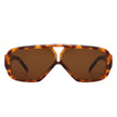 Skyhaven - Oversize Square Retro Double Bridge Vintage Fashion Sunglasses